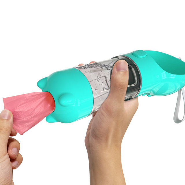 The Zyorabrands™ 4-in-1 Ultimate Dog Walking Bottle